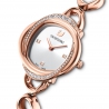 Zegarek Crystal Flower - Melatlowa Bransoleta W Kolorze Różowego Złota, Pro