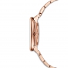 Zegarek Crystalline Chic - Metalowa Bransoleta W Kolorze Różowego Złota, Pro
