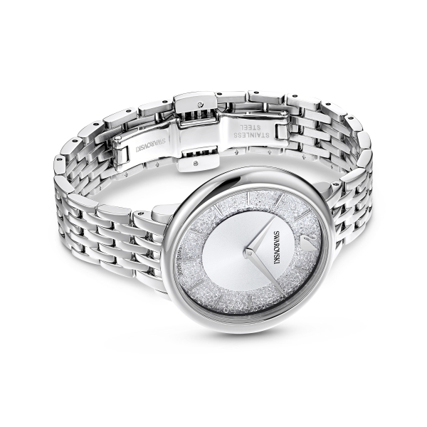 Zegarek Crystalline Chic - Metalowa Bransoleta W Kolrze Srebrnym, Sts