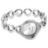 Zegarek Crystal Flower - Melatlowa Bransoleta W Kolorze Srebrnym, Sts