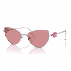 Okulary przeciwsłoneczne Swarovski, Kocie oczy, SK7003, Różowe