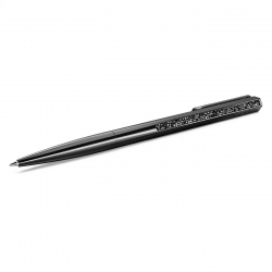 Długopis Crystal Shimmer, Czarny, Pokryty czarnym lakierem