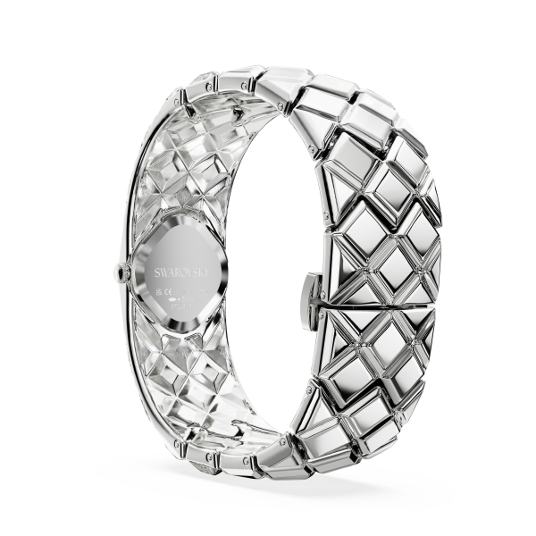 Zegarek Curiosa Bangle, Bransoleta z kryształami, Stal szlachetna