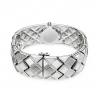 Zegarek Curiosa Bangle, Bransoleta z kryształami, Stal szlachetna