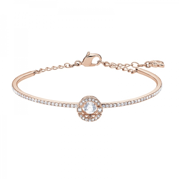 Sparkling Dance Bangle Round, Czwh/cry/ros