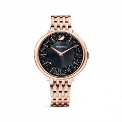Zegarek Crystalline Chic - Metalowa Bransoleta W Kolorze Różowego Złota, Pro